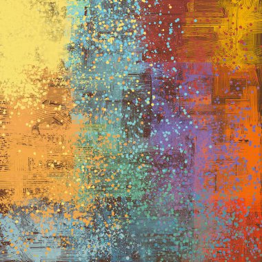 farklı renk desenleri ile grunge arka plan