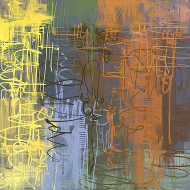 Farklı renk kalıplarına sahip soyut grunge arkaplanı