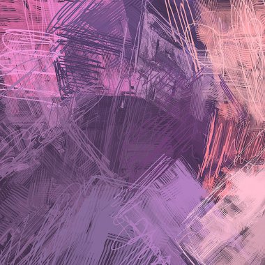 farklı renk desenleri ile Soyut Fraktal arka plan