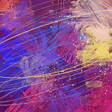 farklı desenlere sahip soyut grunge arkaplanı