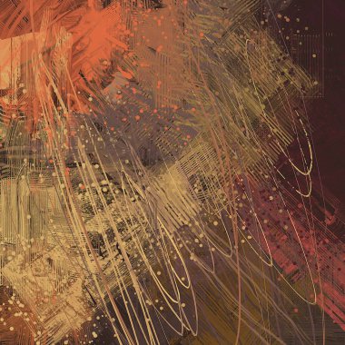 Farklı renk kalıplarına sahip soyut grunge arkaplanı