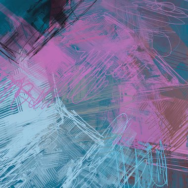 Metin için alanı olan soyut fraktal arkaplan