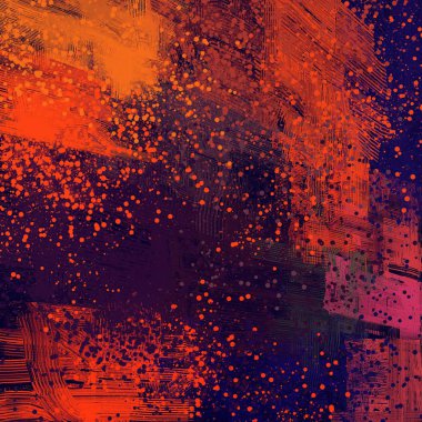 farklı Vintage desenleri ile eski grunge arka plan