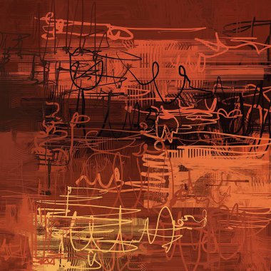 Farklı renk kalıplarına sahip soyut grunge arkaplanı