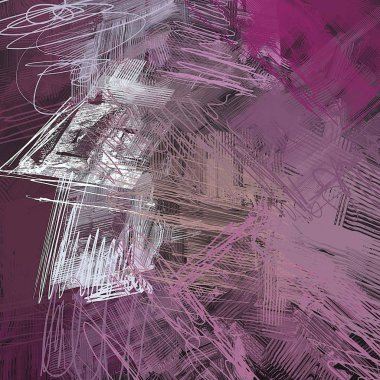 Metin için alanı olan soyut fraktal arkaplan