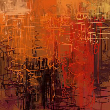 Farklı renk kalıplarına sahip soyut grunge arkaplanı