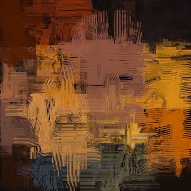 farklı Vintage desenleri ile grunge arka plan