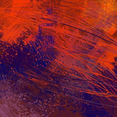 Farklı renk kalıplarına sahip soyut grunge arkaplanı