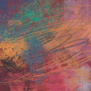 Farklı renk kalıplarına sahip soyut grunge arkaplanı