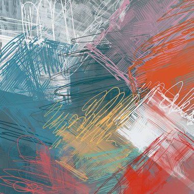 Farklı renk kalıplarına sahip soyut grunge arkaplanı