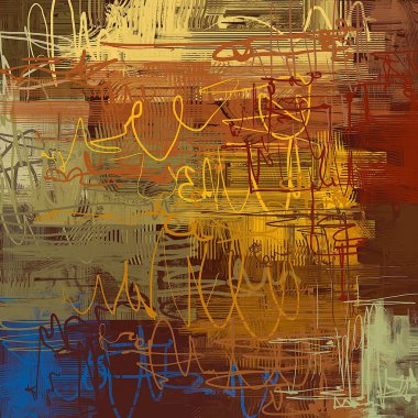 farklı Vintage desenleri ile soyut arka plan