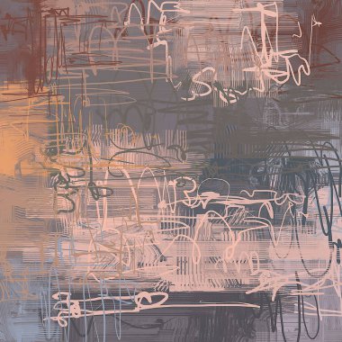 farklı Vintage desenleri ile grunge arka plan