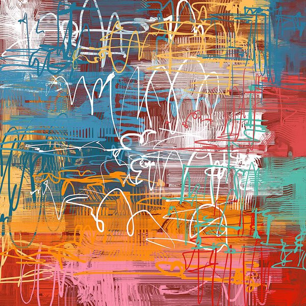 abstract background with different patterns