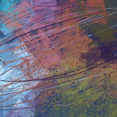 Farklı renk kalıplarına sahip soyut grunge arkaplanı