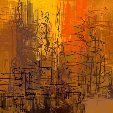 Grunge Vintage arka plan ile farklı desenler