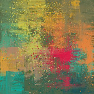 Farklı renk kalıplarına sahip soyut grunge arkaplanı