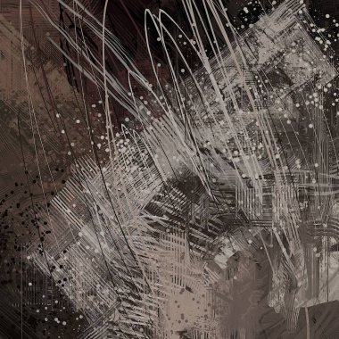 Farklı renk kalıplarına sahip soyut grunge arkaplanı