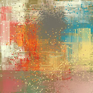 Farklı renk kalıplarına sahip soyut grunge arkaplanı