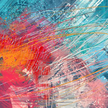 Farklı renk kalıplarına sahip soyut grunge arkaplanı