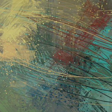 Farklı renk kalıplarına sahip soyut grunge arkaplanı