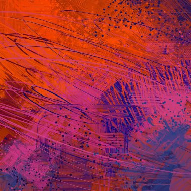 Farklı renk kalıplarına sahip soyut grunge arkaplanı