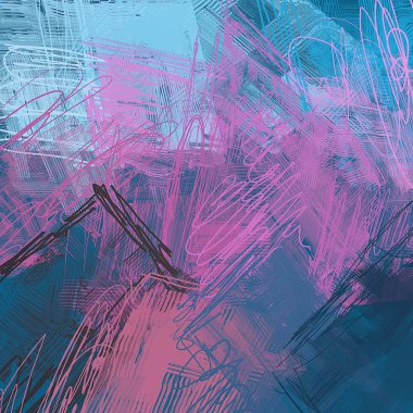 Farklı renk kalıplarına sahip soyut grunge arkaplanı