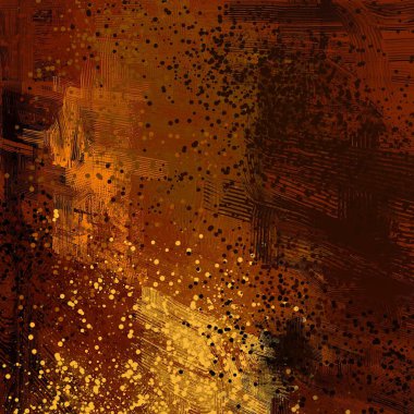 farklı Vintage desenleri ile soyut grunge arka plan