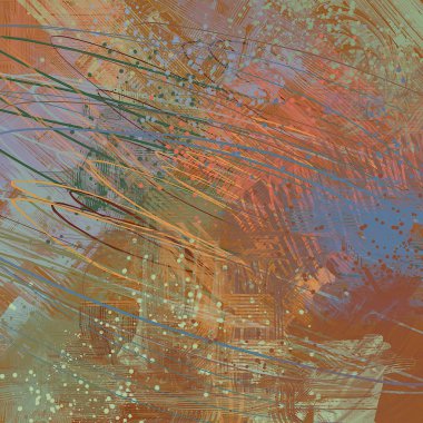 Farklı renk kalıplarına sahip soyut grunge arkaplanı