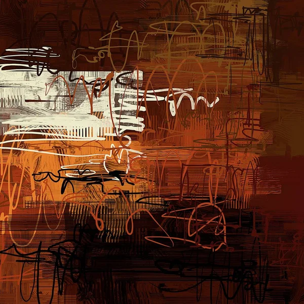 farklı Vintage desenleri ile grunge arka plan