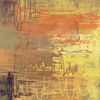 farklı Vintage desenleri ile grunge arka plan