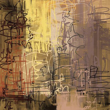 farklı desenler ile grunge sanat arka plan