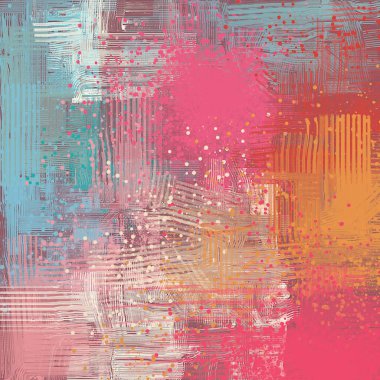 Farklı renk kalıplarına sahip soyut grunge arkaplanı