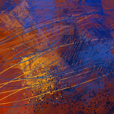 Farklı renk kalıplarına sahip soyut grunge arkaplanı