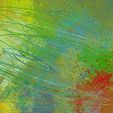 Farklı renk kalıplarına sahip soyut grunge arkaplanı