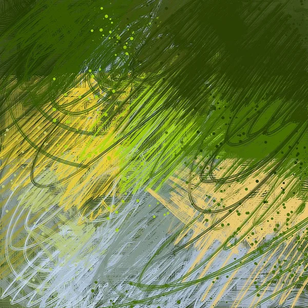 Abstrakter Hintergrund Mit Grünen Blättern — Stockfoto