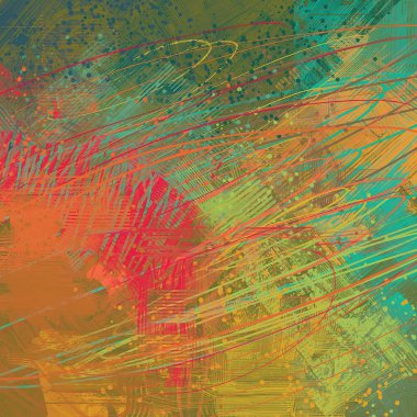 Farklı renk kalıplarına sahip soyut grunge arkaplanı