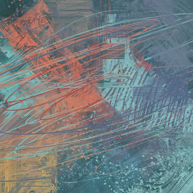 Farklı renk kalıplarına sahip soyut grunge arkaplanı