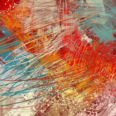 farklı desenlere sahip soyut grunge arkaplanı