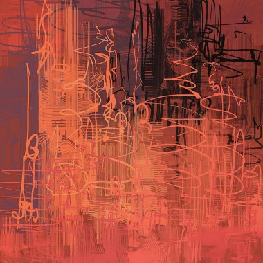 Farklı renk kalıplarına sahip soyut grunge arkaplanı