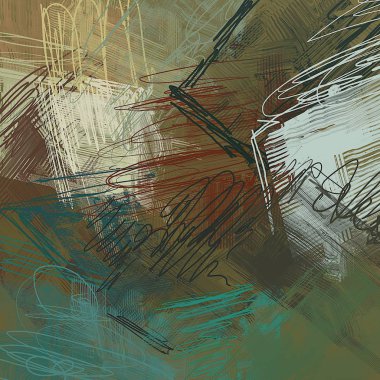 Farklı renk kalıplarına sahip soyut grunge arkaplanı