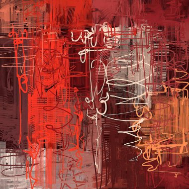 Soyut öğeler ile arka plan