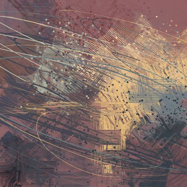 Farklı renk kalıplarına sahip soyut grunge arkaplanı