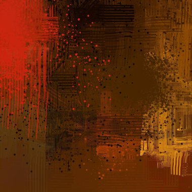 farklı desenler ile vintage grunge arka plan