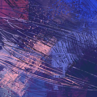 farklı renk desenleri ile Soyut Fraktal arka plan