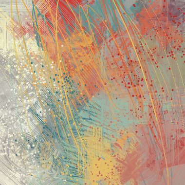 Farklı renk kalıplarına sahip soyut grunge arkaplanı