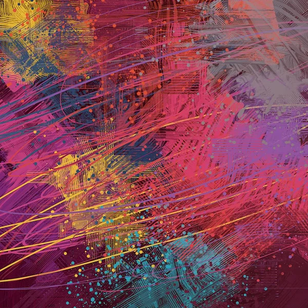 Farklı renk kalıplarına sahip soyut grunge arkaplanı