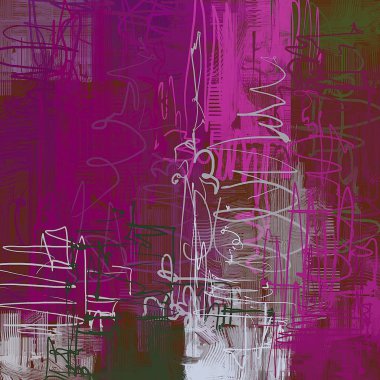 Farklı renk kalıplarına sahip soyut grunge arkaplanı