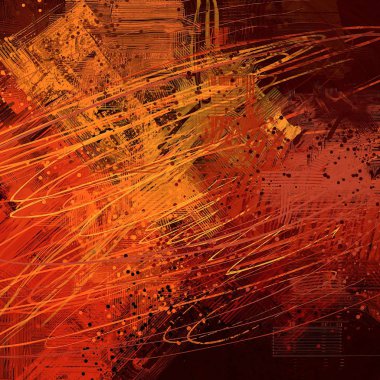 Farklı renk kalıplarına sahip soyut grunge arkaplanı