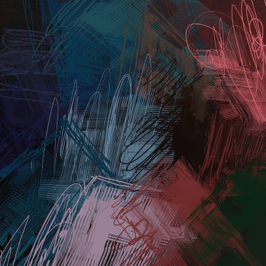 Farklı renk kalıplarına sahip soyut grunge arkaplanı