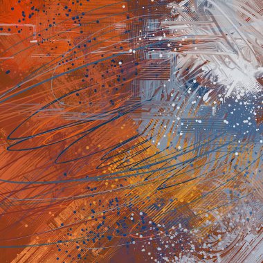 Metin için alanı olan soyut grunge arkaplanı